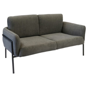 brooklyn double lounge hire chair in charcoal fabric