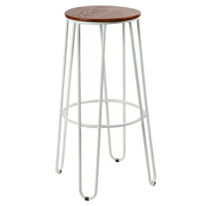 hairpin bar stool white