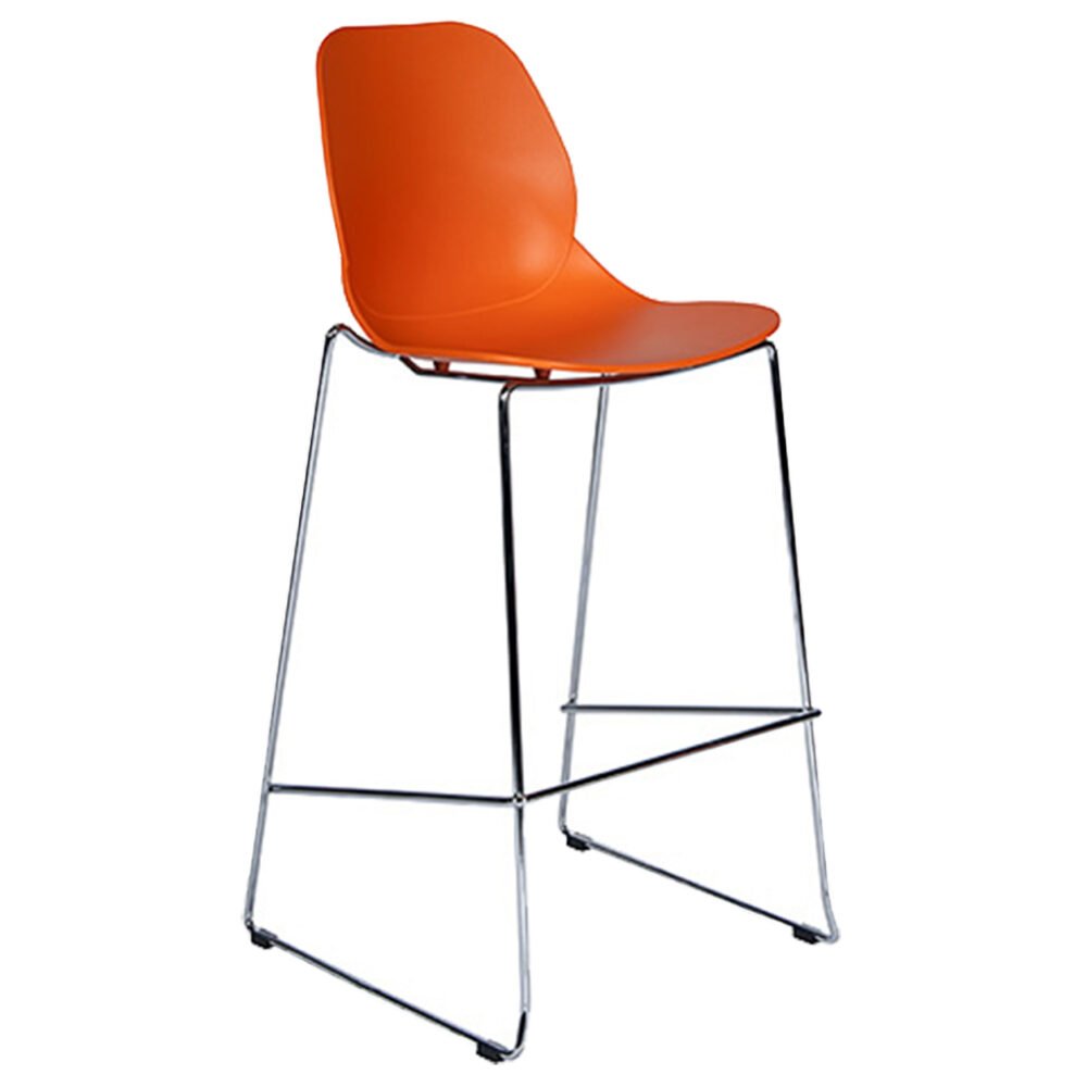 jasper office bar stool orange