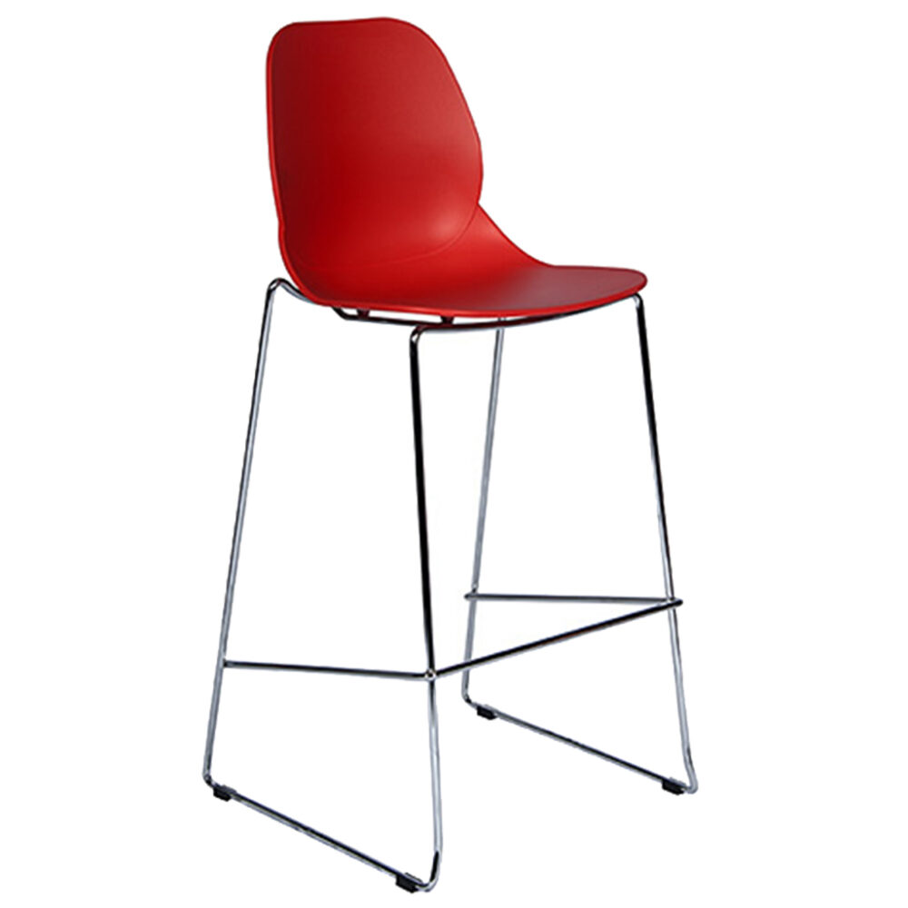 jasper bar stool red