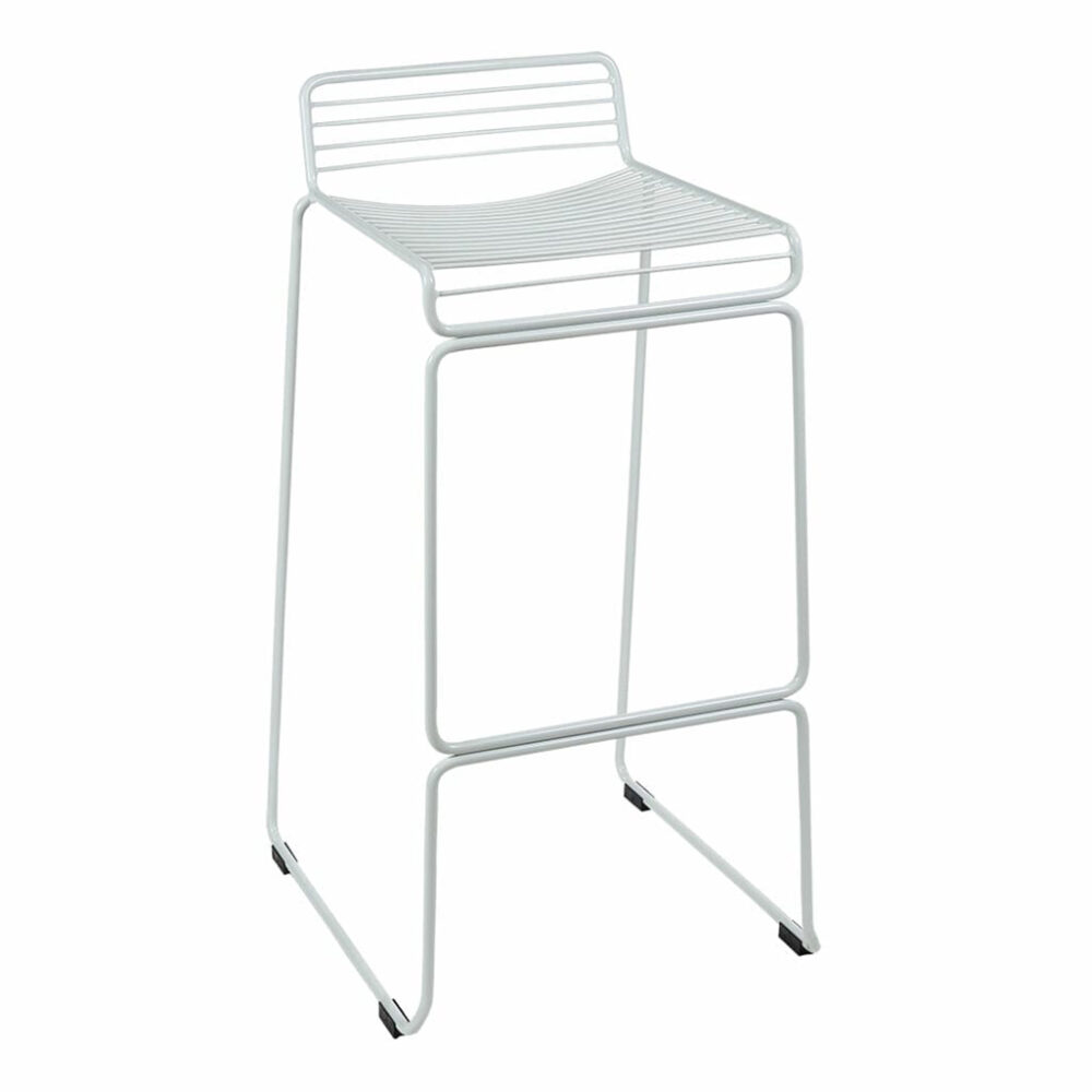 wire bar stool white